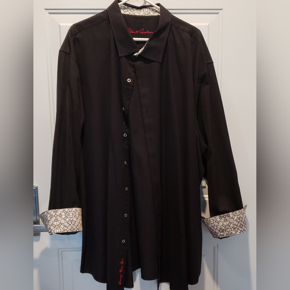 ROBERT GRAHAM Mens 4XL DRESS SHIRT Like New